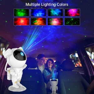 Lampara Proyector Astronauta De Galaxia
